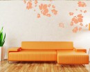 Flowers Blossom Vinyl Decals Modern Wall Art